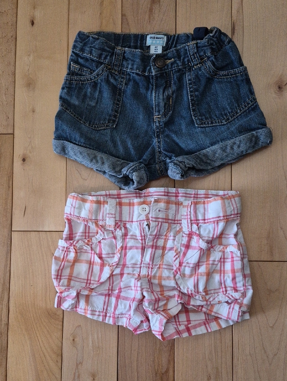 2 Pairs Of Girls Size 4 Old Navy Shorts